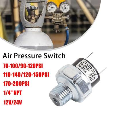 70-100/90-120/110-140PSI Hava Basınç Anahtarı 1/4" NPT 12V/24V Hava Kompresörü Anahtarı Basınç Anahtarı