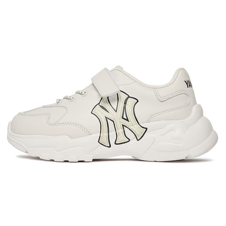 MLB Big Ball Chunky Non-Slip Wear-Resistant Low-Top Casual Shoes Kids Sneakers 7ASHCB12N-50WHS