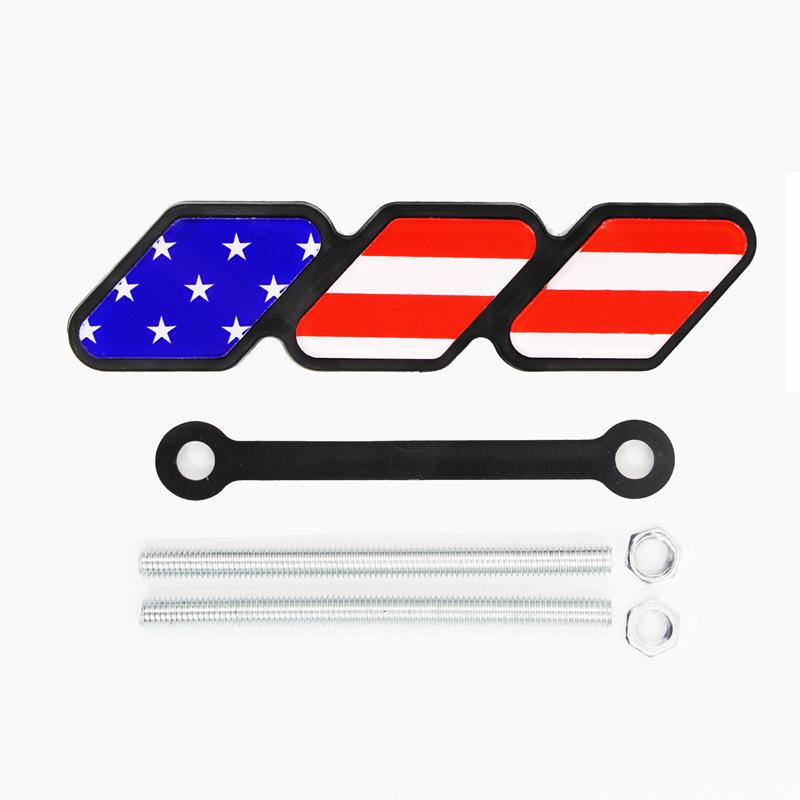 Tricolor Mesh Grille Emblem Sticker for Toyota 4Runner, Tacoma, Tundra