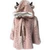 Plush Reindeers Patterned Scarf Shawl Multi Use Warm Accessory Foldable Outdoor Indoor Winter Wear