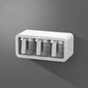 3Bottle Spice Rack Wall Mount Kitchen Storage Rack Seasoning Box Sugar Salt Container Organizer Jar Spice Holder Kitchen Storage