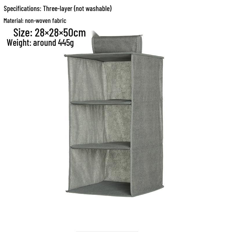 Multi-Layer Hanging Storage Bag for Clothes and Underwear