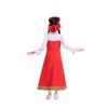Halloween Celebrity Traditional Costume Red Fake Two-piece Dress Dance Performance Costume