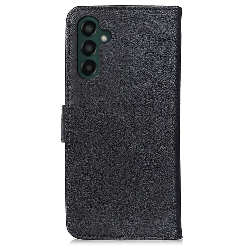 KHAZNEH For Samsung Galaxy A35 5G Leather Cases Stand Cowhide Texture Phone Cover Wallet