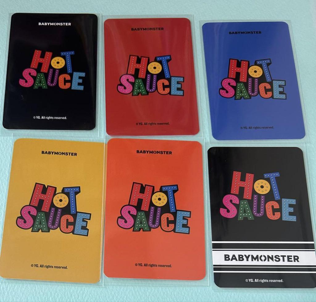 [USED] BABYMONSTER HOT SAUCE BULK Complete Luca Trading Card