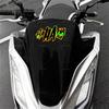 1pc HAHAHA Motocycle Stickers Waterproof for Motocycle Helmet Fairing Windshield Car Window Scooter Body Universal Vinyl Decals