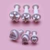 3-12Pcs Geometry Cookie Cutter Plastic Square Sugarcraft Decor Fondant Cutter Circle Star Cookie Mold Icing Sugar Baking Tools
