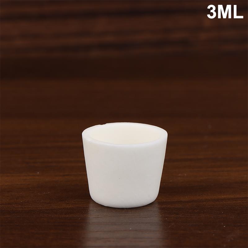 1 ks Vysokoteplotní 1600°C Hliníková kelímek Korundový kelímek 3ml-100ml 99% Hliníkový popelový kelímek Bez víka Pro experiment
