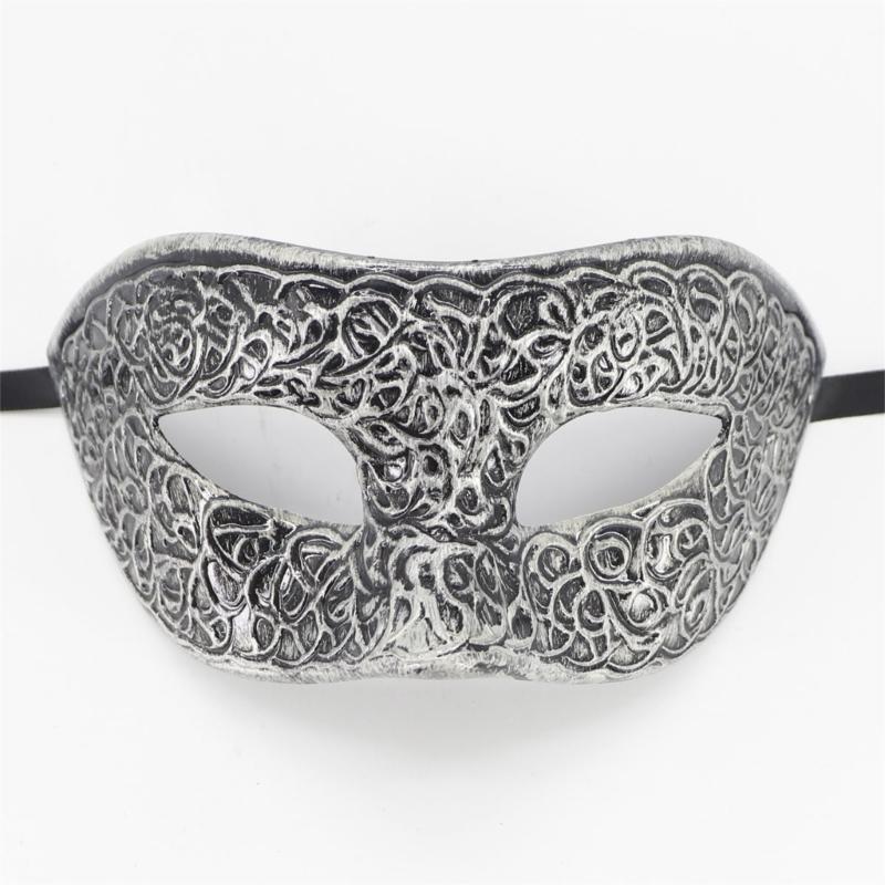 Masque de Mascarade Rétro Masque de Mardi Gras Masque de Fête Vénitien Masque Demi-Visage pour Bal d'Halloween Cosplay Accessoires de Spectacle