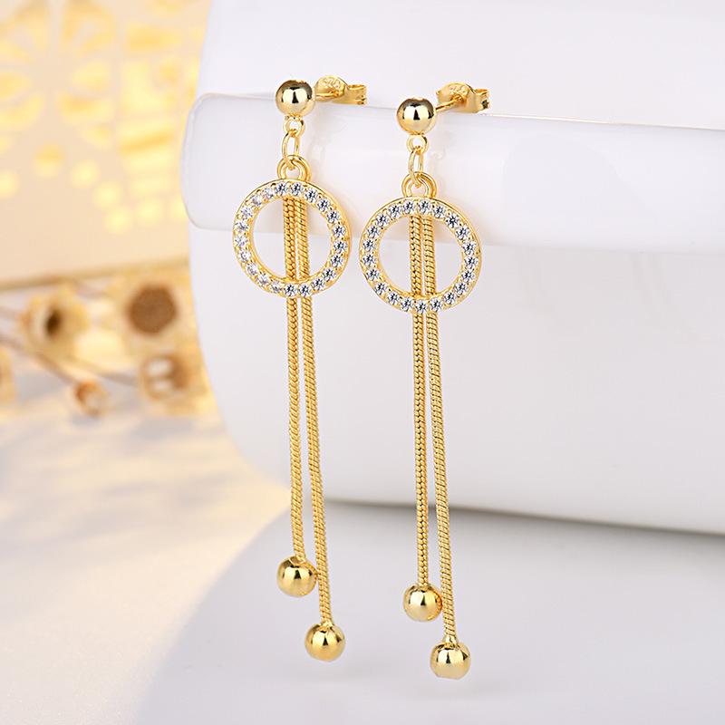 

Серьги-капли Lindon из медного сплава с цирконом, серьги-капли для женщин, подарки на свадьбу золотой