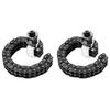 OB-2Pcs 14CM Heavy-Duty Chain Oil Filter Wrench 52-Section Double Chain Wrench Machine For Repairing Car Oil Filters Wrench