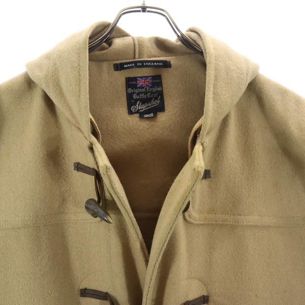 SLAP SHOT British wool blend Duffel coat S Beige Men's Used