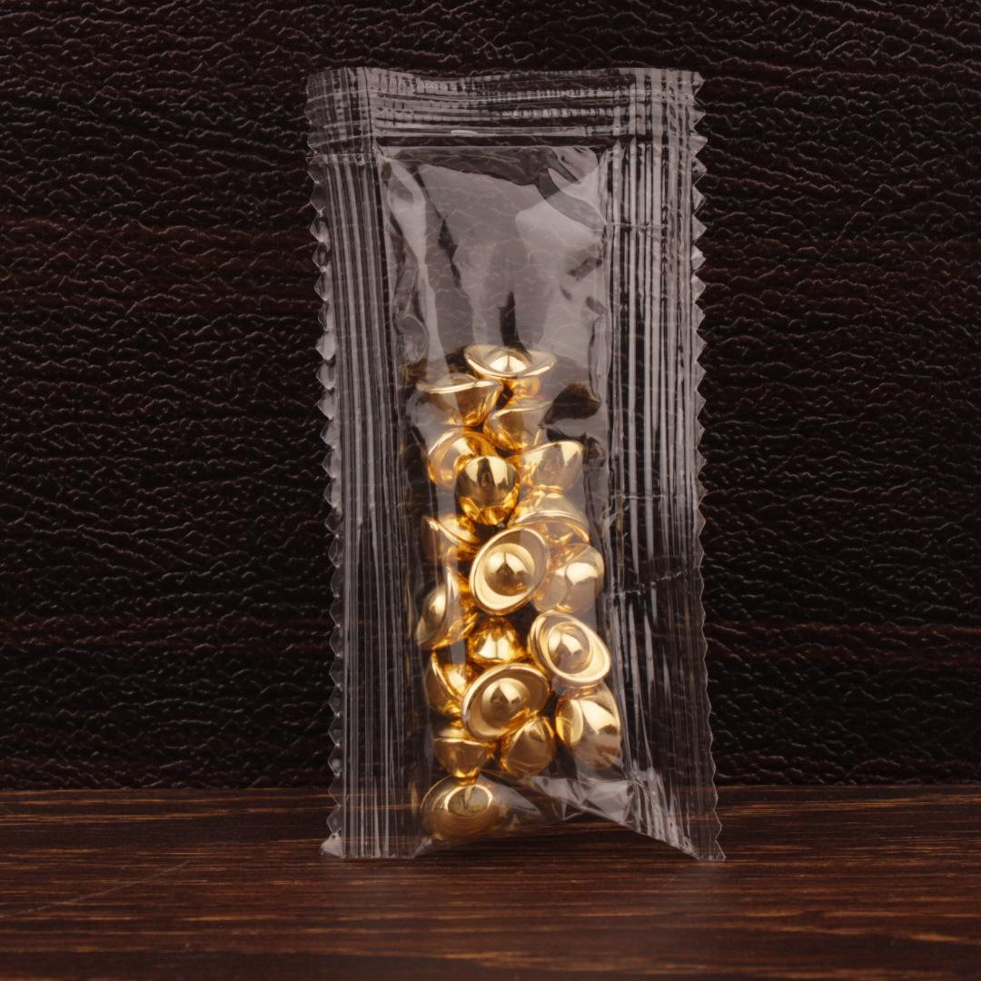 Packaged Plastic Yuanbao - 1cm Gold Mini Yuanbao Photo Frame Accessories