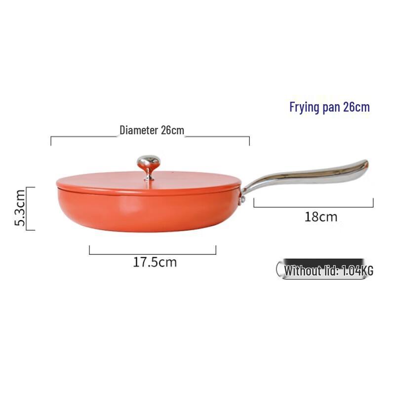 

SANHO 0-Coating Titanium Alloy Flat Frying Pan