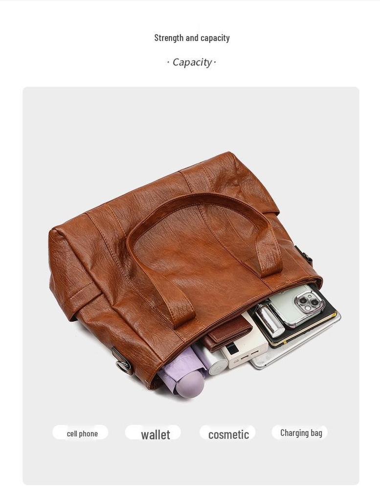 2025 Mother-Daughter Multi-piece Women's Bag Set - Large Capacity Single Shoulder & Handheld Bag