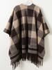 Winter Women Scarf Layers Poncho Elegant Lady Men Retro Plaid Tassel Wrap Shawl Casual Scarve Capa Para Mujer Pashmina Cloak New