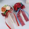 Stylish Wedding Flower Arrangement Bride Bouquet Handheld Flower For Bridal Wedding Ceremony Centerpiece Setting Props
