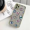 Turkish Evil blue eye Phone Case matte transparent For iphone 14 11 12 13 plus mini x xs xr pro max cover
