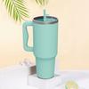 Silicone 2-in-1 Cup Liner for 40 Oz Cup Creative Drink Separator Stylish Emerald Design Food-Grade Reusable Liner for Party