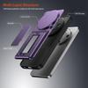 KEYSION Card Slot Holder Bag Phone Case for HONOR X9d 5G Slide Camera Protection Kickstand Shockproof Cover for Magic 8 Lite 5G