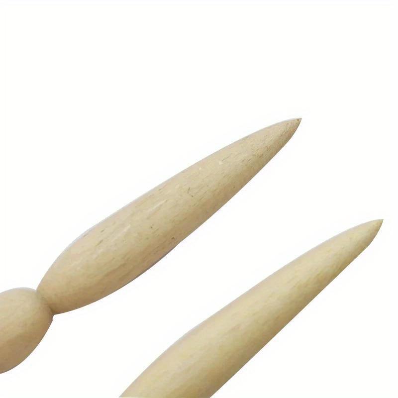 1 Stück Keramik Ausguss Modifikator Doppelkopf Holz Stanzwerkzeug Abgerundete Ecken Teekannenausguss Modellierung Keramikton Reparaturwerkzeuge