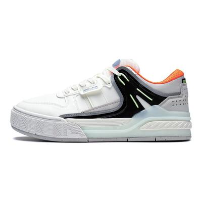 Morning Glow Reflective Comfortable Lightweight Durable Low-Top Skate Shoes Men Skate Shoes Wind-Bell-Gray AGCS353-1