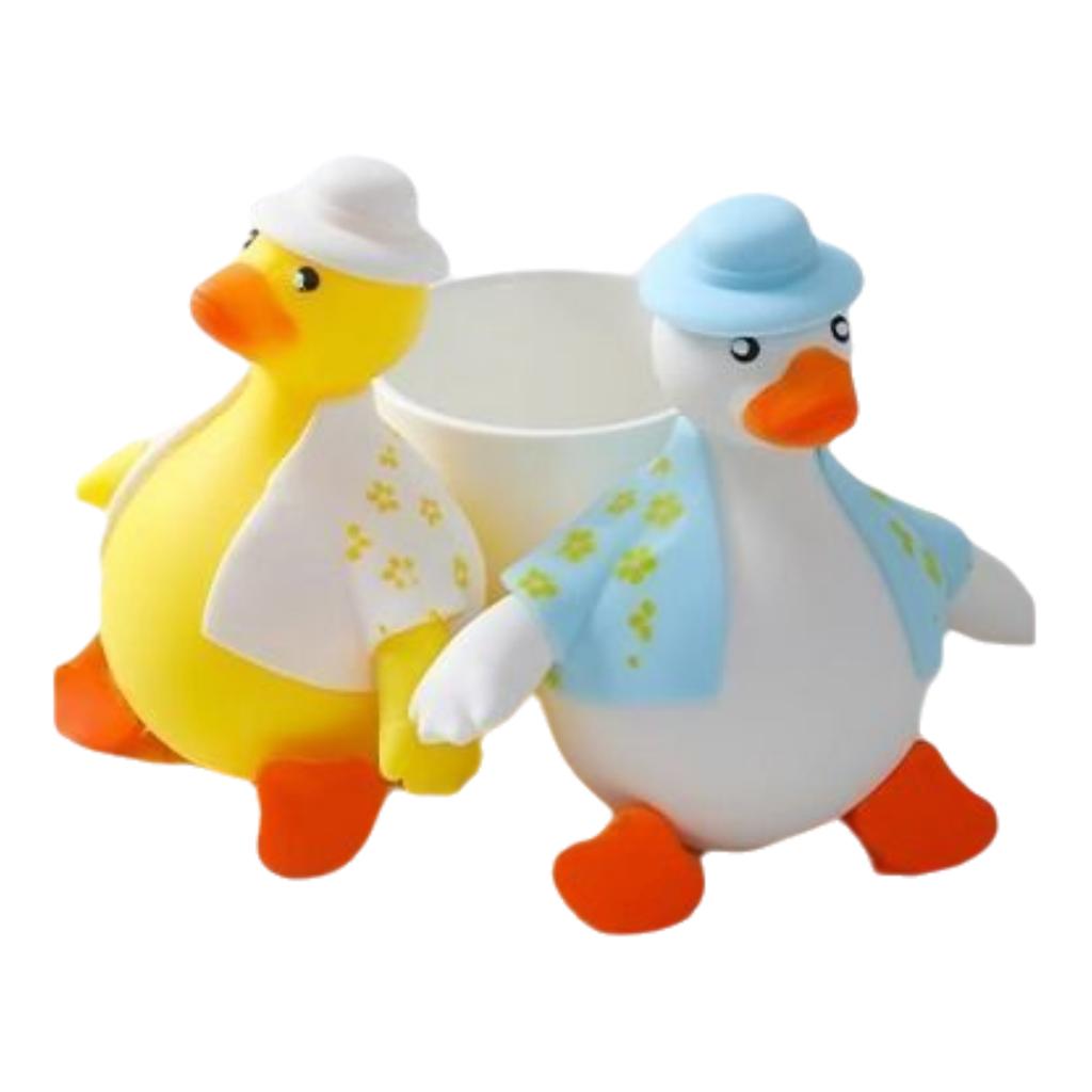New Duck Shape Slow Rising Cartoon Squeeze Toy Tpr Slow Rebound Stress Relief Ball - Reusable Soft Toy For Adults And Children