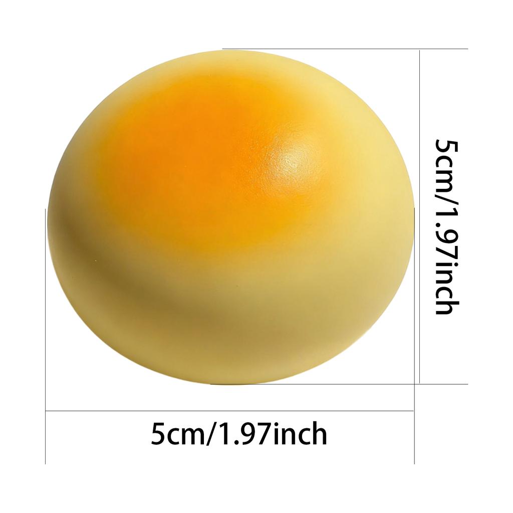 Creative Simulation Bread Squishies Reusable Anti-Stress Ball Fidgets Toys Slow Rising Squeeze Bread for Home Office School