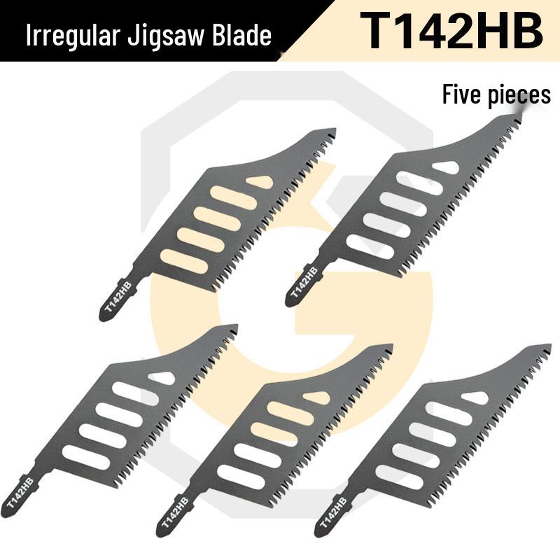 Curve-Cut Irregular Jigsaw Blade for Smooth Woodworking - No Chipping