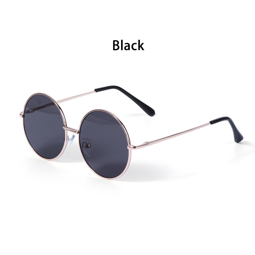 

1 шт. Ретро солнцезащитные очки для детей, конфетного цвета, с круглой оправой, солнцезащитные очки для мальчиков и девочек, защита от УФ-лучей, винтажные солнцезащитные очки, очки Other чёрный