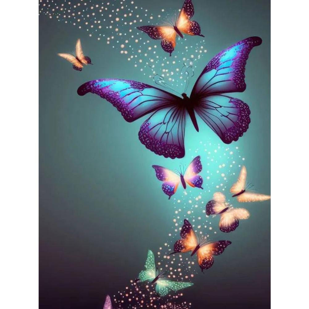 DIY Full Round Diamond Painting Cross Stitch 3D Animal Art Style Home Landscape Decorative Diamond Painting 5d Diamond Art Painting