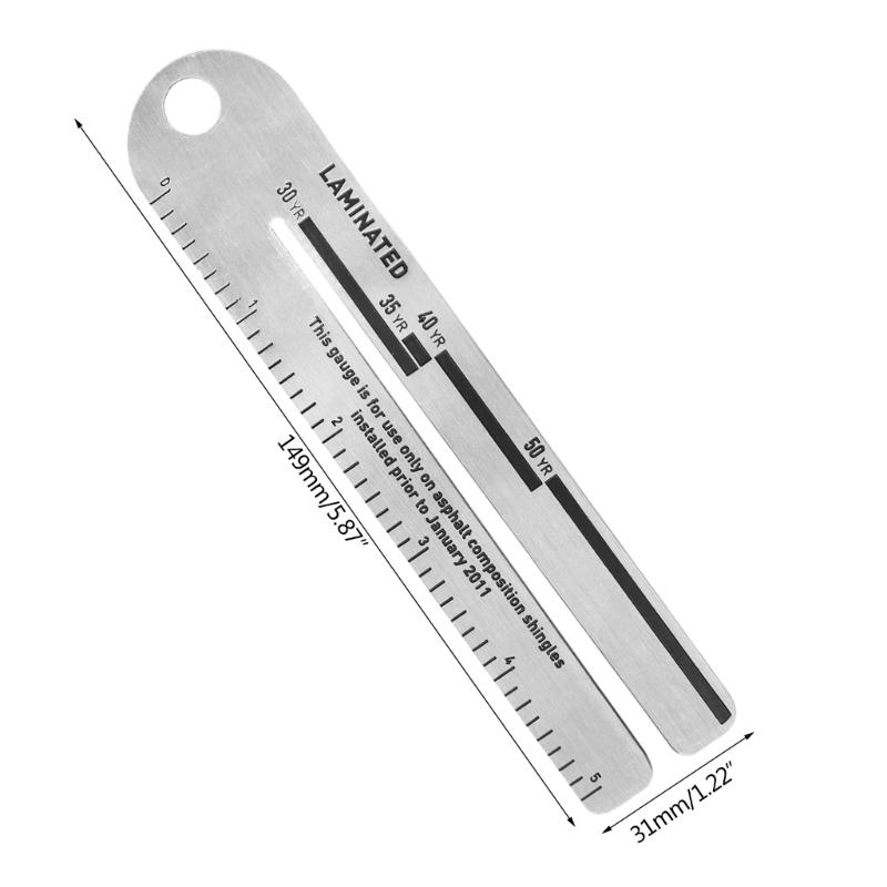 Upgraded 4/09 Shingle Gauge Measuring Tool for Roof Shingle Shingle Gauge Roofing Tools & Equipment for Measuring