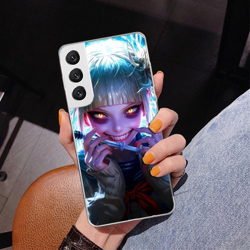Himiko Toga My Hero Fashion Phnoe Case for Samsung Galaxy S26 S25 Edge S23 S24 Ultra S22 Plus S21 S20 FE Unique Cover Soft Coque