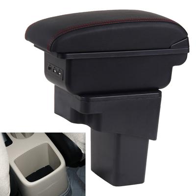 For Hyundai Solaris Car Armrest Box 2013-2016 Retrofit Part Center Centre Console Storage Accessories Interior Details USB Charging