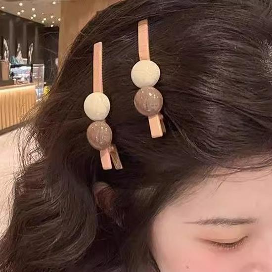 Korean Candy Color Women's Hair Clip - Stylish Bangs & Side Hairpin