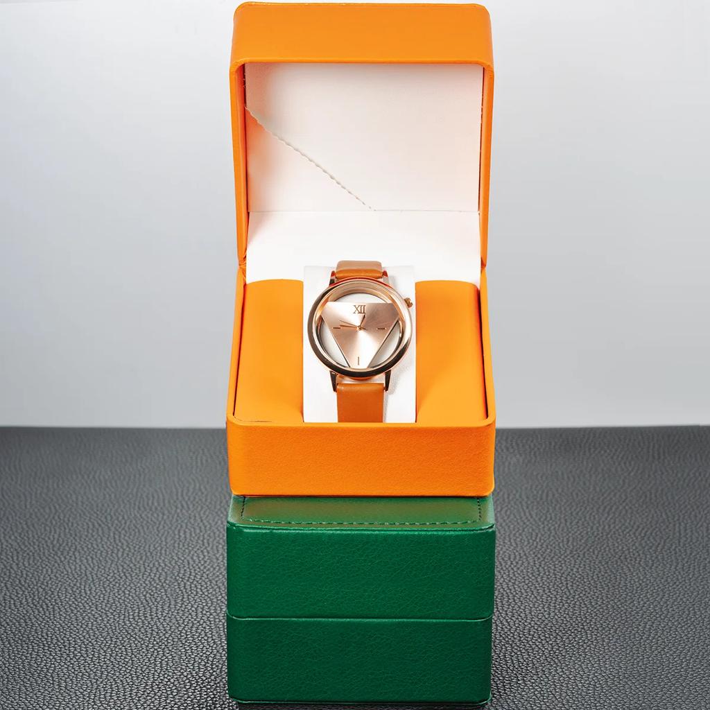 Watch Storage Box PU Single Watch Display Case Wristwatch Watch Holder Travel Jewelry Watch Organizer For Men Gift