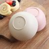 2 Size Round Wheat Straw Bowl Anti-fall Soup Bowls Children Japanese Bowl Sets for Noodles Snack Beauty Table Accessories
