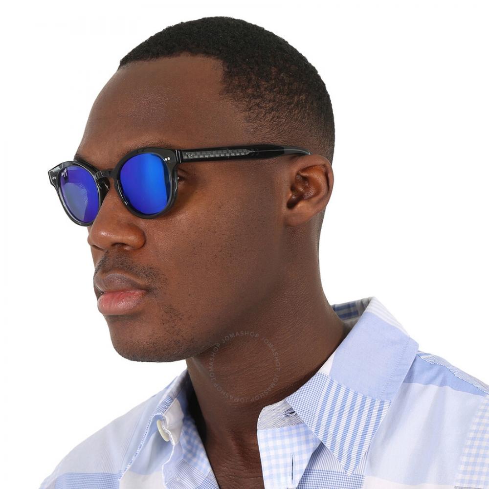 Maui Jim Joy Ride Blue Hawaii Oval Unisex Sunglasses B841 27g 49