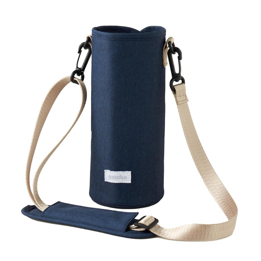 emoka Water Bottle Cover M/L (Navy, L)