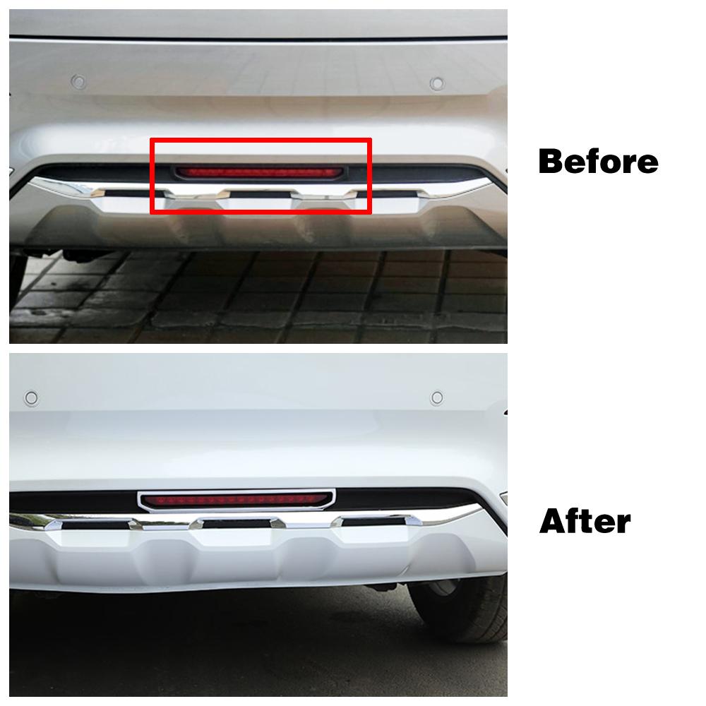 Pentru Haval F7 F7X 2018-2024 mașina spate frână lumină cadru trim oțel inoxidabil autocolant decorativ crom styling piese exterioare