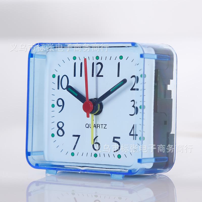 Digital Alarm Clock Bedside Small Alarm Clock Quartz Battery Operated Square Student Bedroom Wake Up With Beeping Sound