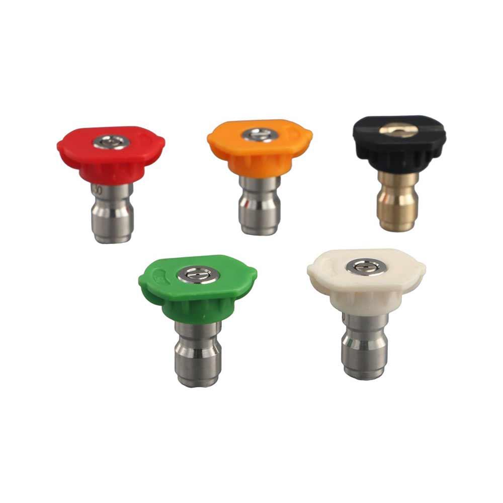 

Metal 3000 Psi 5 Pack Quick Connector Washer Spray Nozzle Spray Nozzle Car Washing Nozzles 1/4 Inch разноцветный