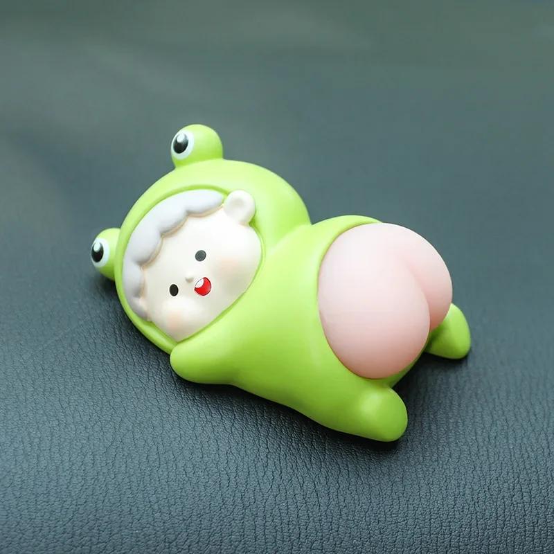Car Decoration Gifts Car Ornament QQ's Ass Ornaments Cute Cartoon Doll Toys  Car Decoration Accessories Accessories Interior