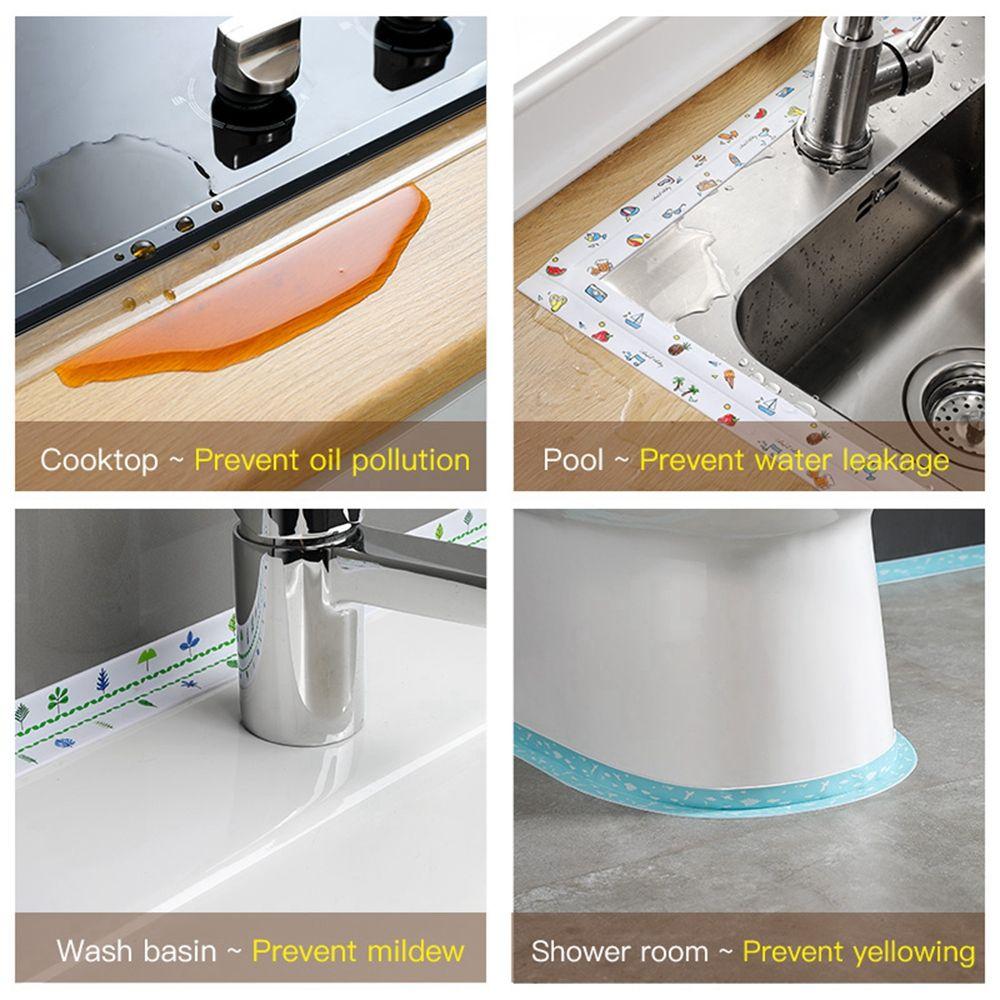 Badezimmer Küche Dusche Selbstklebendes Nahtabdichtband Spüle Wasserdichte Aufkleber Schimmelabweisend