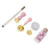Wax Sealing Kit  Making  Removable Handle Vintage Style Sealing Wax Set for Letter Handicraft