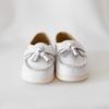 [Babyzzam] Pantofi Loafers Unisex Bebe Marco cu Squeaker Alb [Y858-10001]