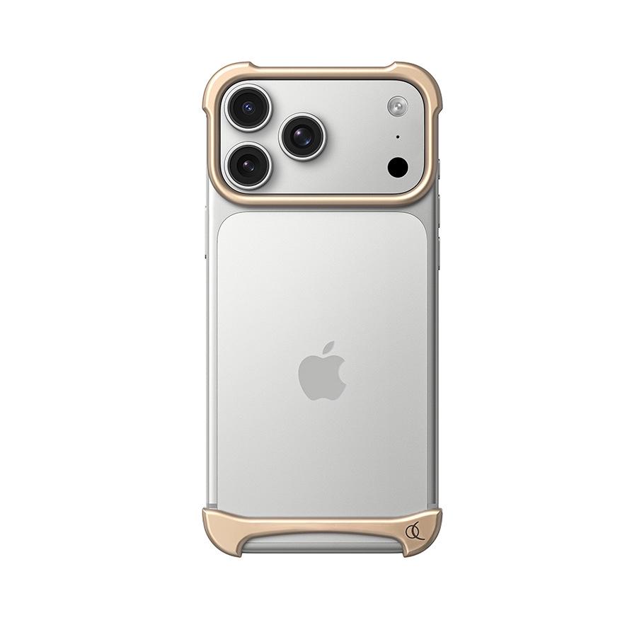 ARC PULSE Metal & Rubber Phone Case for iPhone 17 Air Pro Max - Borderless Protection