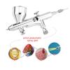 Dual Action Airbrush Kit Gravity Feed Spray Tool Nail Airbrush Kit  Handicraft Spray Coloring