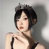Zinc Zinc Alloy Queen Rhinestone Baroque Women Hair Accessories Tiara Bride Crown Korean Style Headband