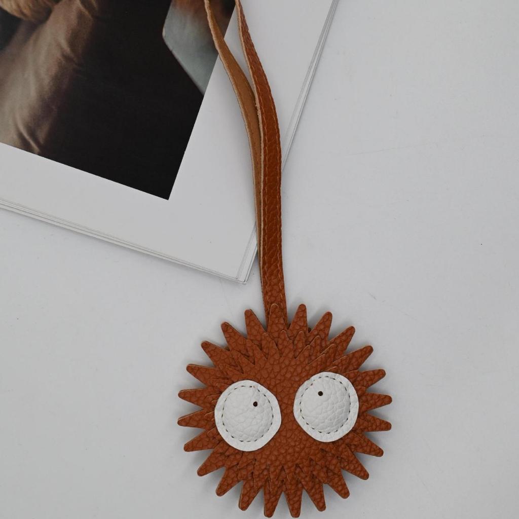 Black Briquettes Hand-made Microfiber Key Bag Pendant Gift Personality Simple Female Fashion Ugly Small Briquettes